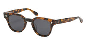Ottica Mondello Roma - Julius Tart - JTPL-007C-2B-GR-9 - BRYAN 46X22 - TORTOISE / DARK GREY LENS - Acetate - shape Panto - Tortoise - EYEWEAR - SUNGLASSES - Unisex,Uomo,Donna,Women,Men - lens Grey - Made In Japan