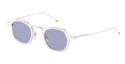 Ottica Mondello Roma - Thom Browne - UES930A-G0001-045-42 - SQUARE - SILVER - Titanium - shape Squared - Silver - EYEWEAR - SUNGLASSES - Uomo,Men - lens Blue - Made In Japan