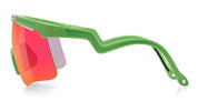 Ottica Mondello Roma - Alba Optics - 8050054518435 - DELTA - PISTACHIO / VZUM F-LENS FIRE - Tr90 - shape Mask - green - EYEWEAR - SUNGLASSES - Unisex,Uomo,Donna,Women,Men - lens red - Made In Italy