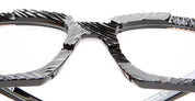 Ottica Mondello Roma - Kuboraum - KRO0K5BSP00000OP - MASK K5 - BSP TITLTED ARC RX  - Acetate - shape  - Black - EYEWEAR - EYEGLASSES - Uomo,Men - lens Clear - Made In Italy