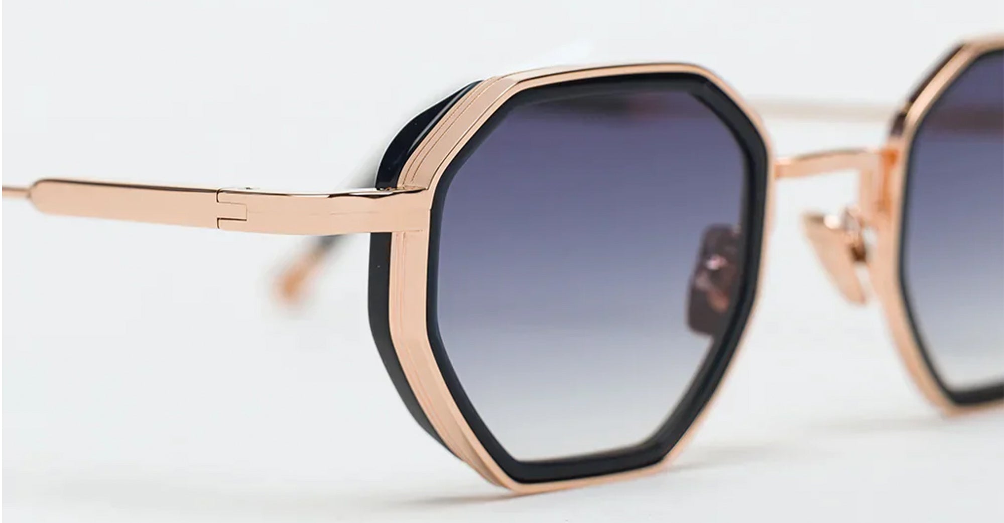 Harrison - c134 - rose gold / navy blue