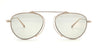 Ottica Mondello Roma - Matsuda - M3130.SG.BG.53 - M3130 - BRUSHED GOLD / CAFE GREY  - Titanium - shape Aviator - Gold - EYEWEAR - SUNGLASSES - Uomo,Men - lens light grey - Made In Japan