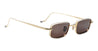 Ottica Mondello Roma - Jacques Marie Mage - JMMSK-16J - DUSK - COCO - Titanium - shape Rectangular - light gold - EYEWEAR - SUNGLASSES - Uomo,Men - lens Brown - Made In Japan