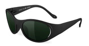 Ottica Mondello Roma - Alba Optics - 8050054515212 - ANVMA 99 - BLACK / VZUM LEAF - Tr90 - shape Oval - Black - EYEWEAR - SUNGLASSES - Unisex,Uomo,Donna,Women,Men - lens Green - Made In Italy