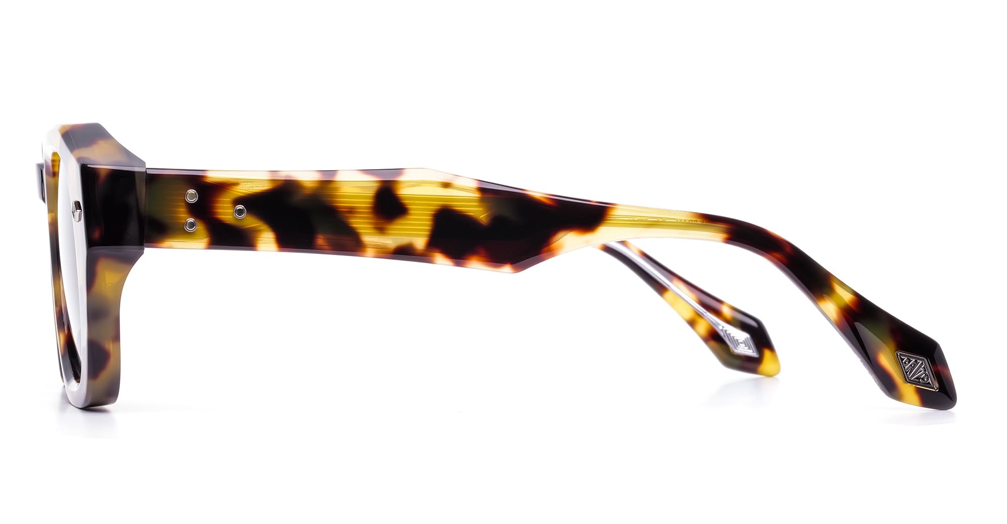 Ottica Mondello Roma - Daizo - A-SD001-L1-VB01 - LUDO - leopard / vintage brown lens - Acetate - shape Oval - Havana - EYEWEAR - SUNGLASSES - Unisex,Uomo,Donna,Women,Men - lens Brown - Made In Japan