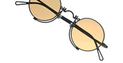 Ottica Mondello Roma - Matsuda - 10601H.SG.MBK.45 - 10601H - MATTE BLACK / CAFE ORANGE - Titanium - shape Round - black matte - EYEWEAR - SUNGLASSES - Uomo,Men - lens orange - Made In Japan