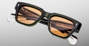 Ottica Mondello Roma - Jacques Marie Mage - JMMFE-18L - FELLINI - BORNEO - Acetate - shape  - green - EYEWEAR - SUNGLASSES - Unisex,Uomo,Donna,Women,Men - lens  - Made In Japan