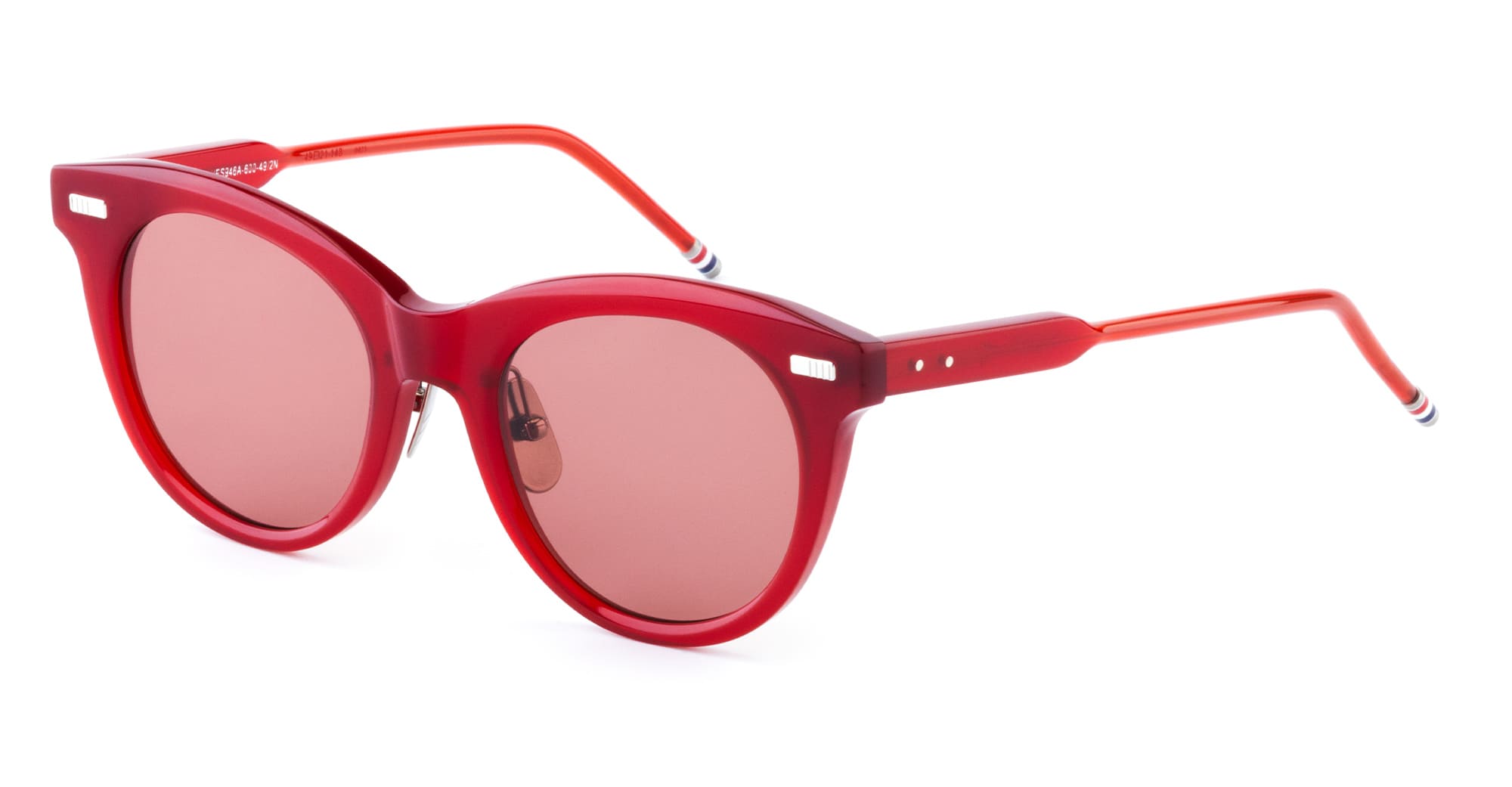 Ottica Mondello Roma - Thom Browne - UES946A-G0002-600-49 - CAT-EYE - RED - Acetate - shape  - red - EYEWEAR - SUNGLASSES - Donna,Women - lens  - Made In Japan