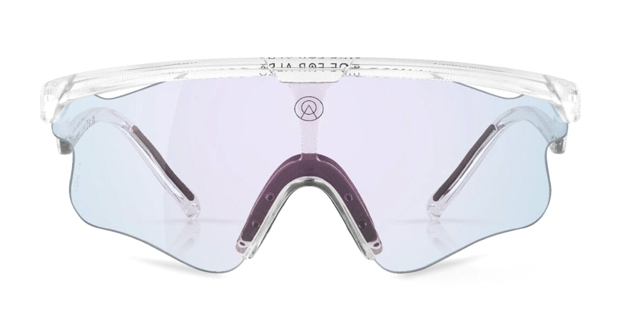 Ottica Mondello Roma - Alba Optics - 8050054518695 - DELTA LEI - CRYSTAL / VZUM F-LENS FIRE - Tr90 - shape Mask - transparent - EYEWEAR - SUNGLASSES - Unisex,Uomo,Donna,Women,Men - lens red - Made In Italy