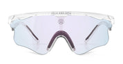 Ottica Mondello Roma - Alba Optics - 8050054518695 - DELTA LEI - CRYSTAL / VZUM F-LENS FIRE - Tr90 - shape Mask - transparent - EYEWEAR - SUNGLASSES - Unisex,Uomo,Donna,Women,Men - lens red - Made In Italy
