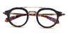 Ottica Mondello Roma - Jacques Marie Mage - J-ERX-DG-P5013V-OS - DELAGE - BEAU RX - Acetate, titanium - shape Round - havana, gold - EYEWEAR - SUNGLASSES - Uomo,Men - lens Clear - Made In Japan