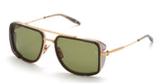 Ottica Mondello Roma - Akoni - AKS-500E-59 - STARGAZER - GOLD / DARK GREY CRYSTAL - Acetate, titanium - shape  - gold, grey - EYEWEAR - SUNGLASSES - Uomo,Men - lens  - Made In Japan