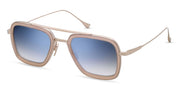 Ottica Mondello Roma - DITA - 7806-U-GLD-PNK-52 - FLIGHT 006 - WHITE GOLD / DUST PINK - titanium, acetate - shape Pilot - pink, gold - EYEWEAR - SUNGLASSES - Unisex,Uomo,Donna,Women,Men - lens Gradient blue - Made In Japan