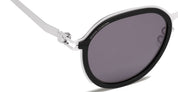 Ottica Mondello Roma - Mykita - 10087668 - MR001 AL1 - White Silver / Black / Coolgrey Lens - stainless steel - shape  - silver, black - EYEWEAR - SUNGLASSES - Unisex,Uomo,Donna,Women,Men - lens  - Made In Germany
