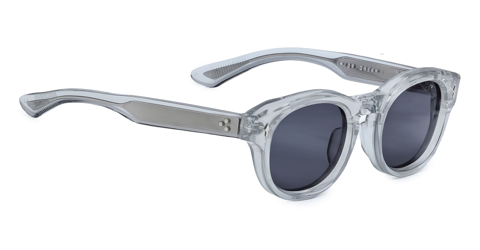 Ottica Mondello Roma - Jacques Marie Mage - JMMJH-15Z - DR. DREAM - SULFUR - Acetate - shape Panto - transparent beige - EYEWEAR - SUNGLASSES - Unisex,Uomo,Donna,Women,Men - lens Grey - Made In Japan