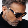 Ottica Mondello Roma - T HENRI - V2CW2 - V2 - TWILIGHT II - Acetate - shape  - navy blue - EYEWEAR - SUNGLASSES - Unisex,Uomo,Donna,Women,Men - lens bronze - Made In Japan