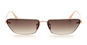 Ottica Mondello Roma - LINDA FARROW - LFL1513C3SUN - CLEO - ROSE GOLD - Titanium - shape Cat-eye - rose gold - EYEWEAR - SUNGLASSES - Donna,Women - lens Gradient brown - Made In Japan