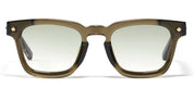 Ottica Mondello Roma - John Dalia - P16-C163-52 - PROJECT 16 (52) -  C163 Olive Translucid / Gold - Acetate - shape Squared - green, gold - EYEWEAR - SUNGLASSES - Unisex,Uomo,Donna,Women,Men - lens Gradient green - Made In France