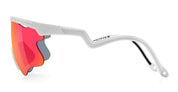 Ottica Mondello Roma - Alba Optics - 8050054518640 - DELTA LEI - WHITE / VZUM F-LENS FIRE - Tr90 - shape Mask - White - EYEWEAR - SUNGLASSES - Unisex,Uomo,Donna,Women,Men - lens red - Made In Italy