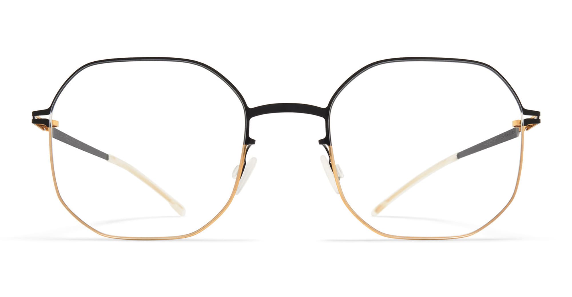 Ottica Mondello Roma - Mykita - 10086027 - CAT - GOLD / JET BLACK RX - stainless steel - shape Squared - gold, black - EYEWEAR - EYEGLASSES - Donna,Women - lens Clear - Made In Germany