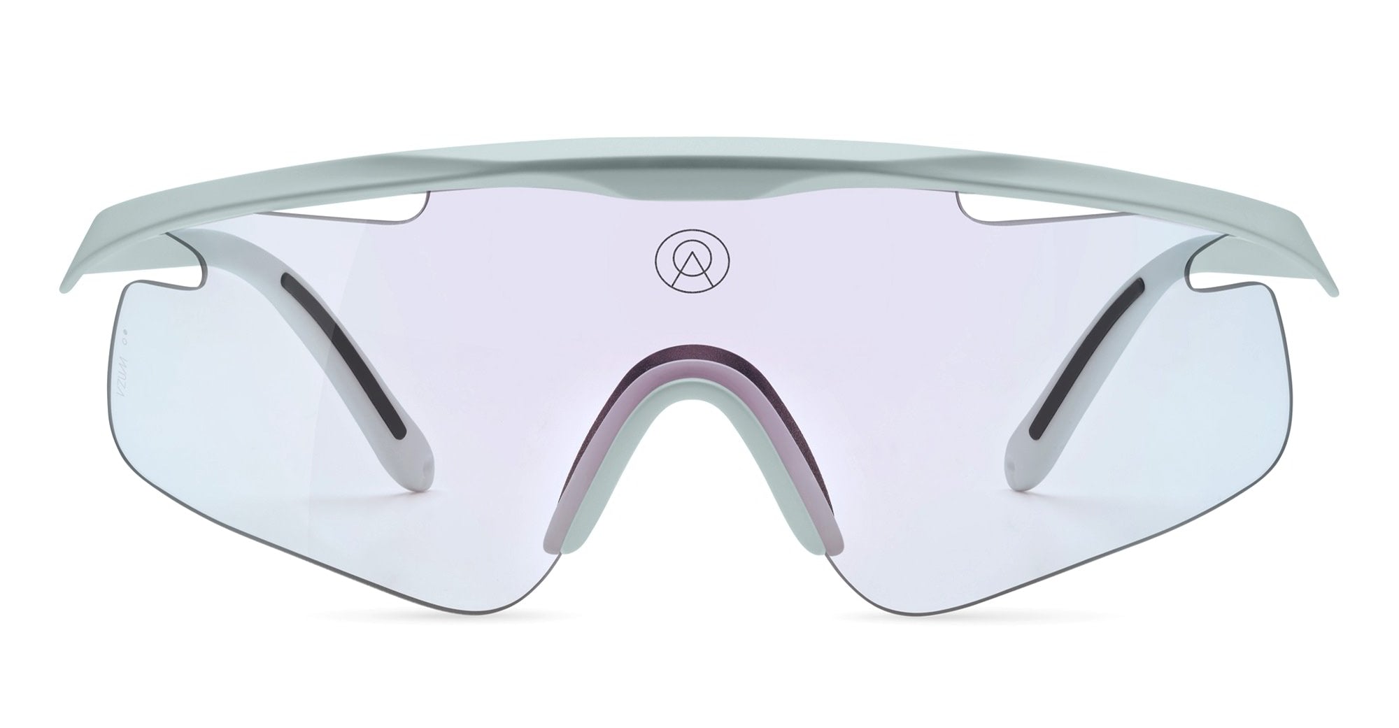  VZUM F-LENS FIRE - Tr90 - shape Mask - grey - EYEWEAR - SUNGLASSES - Unisex,Uomo,Donna,Women,Men - lens red - Made In Italy