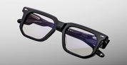 Ottica Mondello Roma - Jacques Marie Mage - JMMVUCRX-88 - YOSHI - BLACK RX - Acetate - shape Rectangular - Black - EYEWEAR - EYEGLASSES - Unisex,Uomo,Donna,Women,Men - lens Clear - Made In Japan