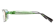 Ottica Mondello Roma - Kuboraum - KRSH15HB0000004R - MASK H15 HB - HAMBURGER BAHNHOF - Metal - shape Rectangular - green - EYEWEAR - SUNGLASSES - Unisex,Uomo,Donna,Women,Men - lens Gradient blue - Made In Italy