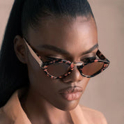 Ottica Mondello Roma - T HENRI - HCS004 - HYDRA - MIZNER - Acetate, titanium - shape  - Tortoise - EYEWEAR - SUNGLASSES - Donna,Women - lens  - Made In Japan