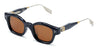 Ottica Mondello Roma - T HENRI - V2CW2 - V2 - TWILIGHT II - Acetate - shape  - navy blue - EYEWEAR - SUNGLASSES - Unisex,Uomo,Donna,Women,Men - lens bronze - Made In Japan