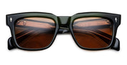 Ottica Mondello Roma - Jacques Marie Mage - JMMTR-18L - TORINO - BORNEO - Acetate - shape Rectangular - green - EYEWEAR - SUNGLASSES - Unisex,Uomo,Donna,Women,Men - lens orange - Made In Japan