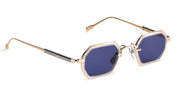 Ottica Mondello Roma - Sato - Hadar-T-RG-P-1 - Hadar-T RG/P-1 - ROSE GOLD / PLATINUM - Titanium - shape Octagonal - rose gold - EYEWEAR - SUNGLASSES - Unisex,Uomo,Donna,Women,Men - lens Blue - Made In Japan