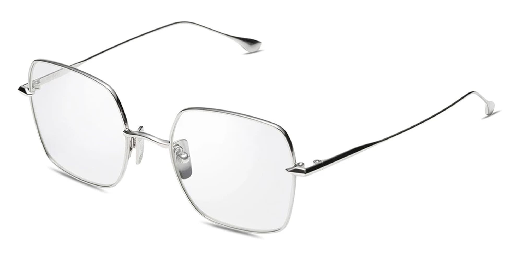 Ottica Mondello Roma - DITA - DTX523-50-01-Z - CEREBAL - SILVER - Titanium - shape Squared - Silver - EYEWEAR - EYEGLASSES - Donna,Women - lens Clear - Made In Japan