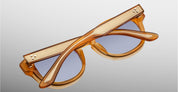 Ottica Mondello Roma - Jacques Marie Mage - JMMJH-71 - DR. DREAM - MARIGOLD - Acetate - shape Panto - brown - EYEWEAR - SUNGLASSES - Unisex,Uomo,Donna,Women,Men - lens Green - Made In Japan