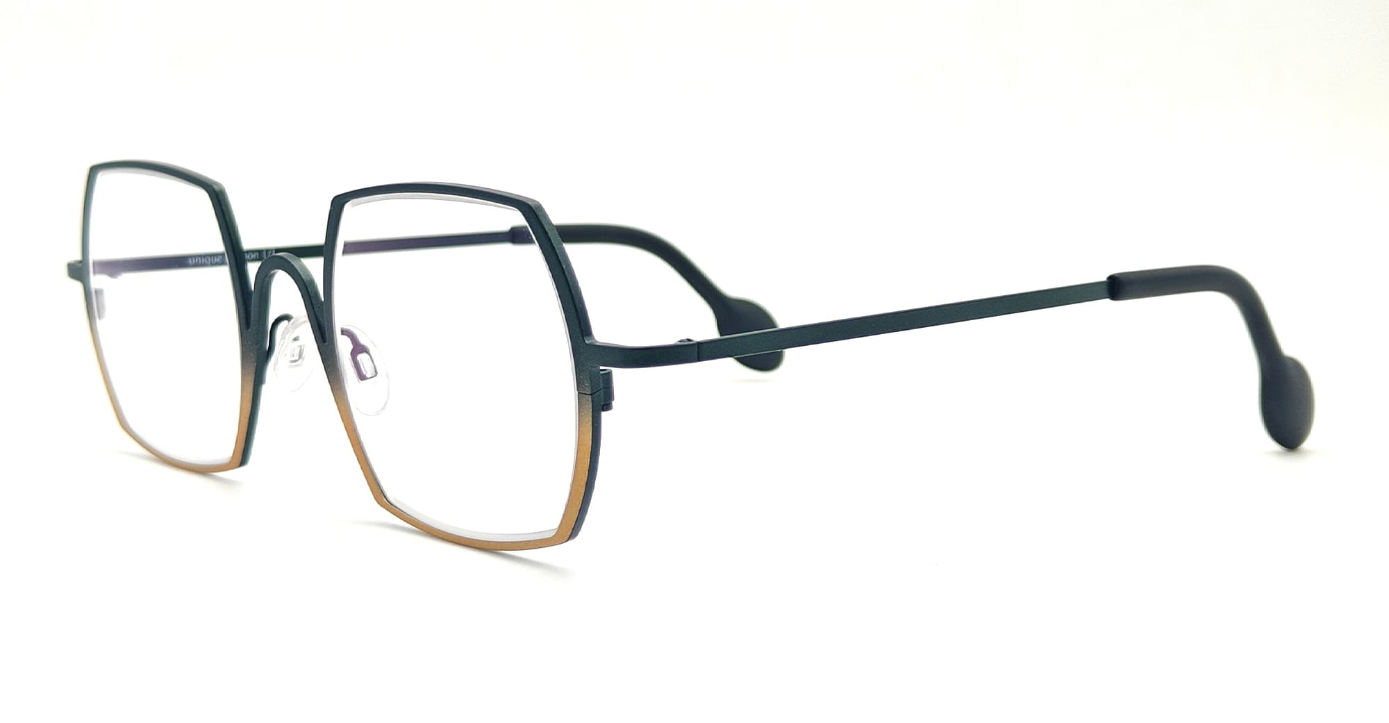 GOLD RX - stainless steel - shape  - Black, gold - EYEWEAR - EYEGLASSES - Uomo,Men - lens Clear - Made In Italy