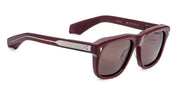 Ottica Mondello Roma - Jacques Marie Mage - JMMYV-R7 - YVES - BORDEAUX - Acetate - shape Squared - burgundy - EYEWEAR - SUNGLASSES - Unisex,Uomo,Donna,Women,Men - lens Brown - Made In Japan