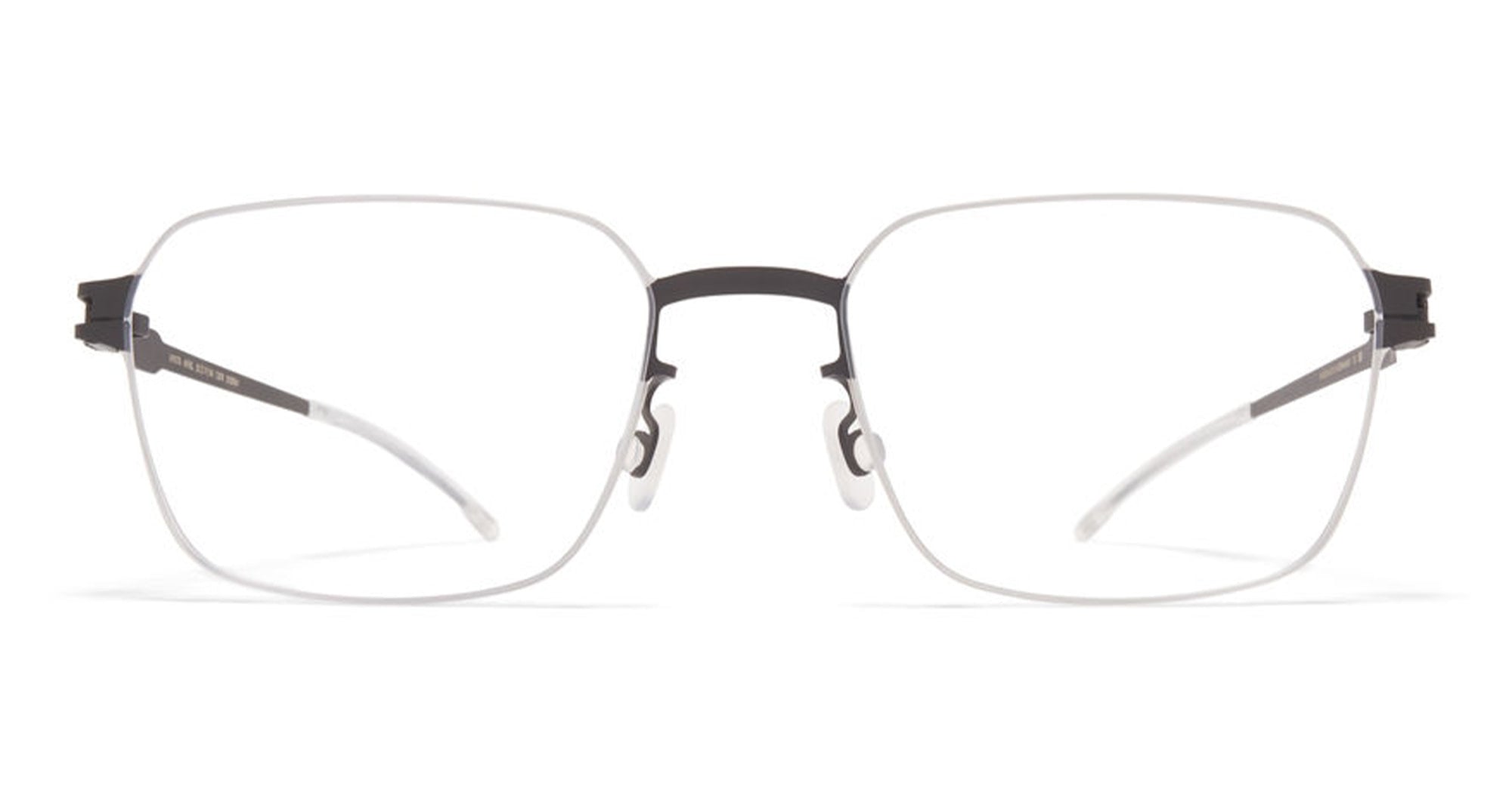  shiny silver RX - stainless steel - shape Rectangular - Silver - EYEWEAR - EYEGLASSES - Unisex,Uomo,Donna,Women,Men - lens Clear - Made In Germany