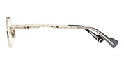 Ottica Mondello Roma - Kuboraum - KRSH11GMG000002F - MASK H11 GMG - GOLD SHADED - Metal - shape Round - Gold - EYEWEAR - SUNGLASSES - Unisex,Uomo,Donna,Women,Men - lens light grey - Made In Italy