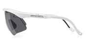 Ottica Mondello Roma - Alba Optics - 8050054518039 - MANTRA - WHITE / VZUM F-LENS CLASSIC - Tr90 - shape Mask - White - EYEWEAR - SUNGLASSES - Unisex,Uomo,Donna,Women,Men - lens Grey - Made In Italy
