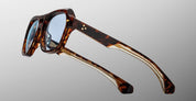 Ottica Mondello Roma - Jacques Marie Mage - JMMTAM-5C - TAMERLIS - ARGYLE - Acetate - shape Squared - Havana - EYEWEAR - SUNGLASSES - Unisex,Uomo,Donna,Women,Men - lens Blue - Made In Japan