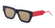 Ottica Mondello Roma - Thom Browne - UES947Z-G0002-964-52 - RECTANGULAR - NAVY / WHITE / RED ASIAN FIT - Acetate - shape  - blue - EYEWEAR - SUNGLASSES - Uomo,Men - lens  - Made In Japan