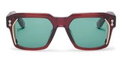 Ottica Mondello Roma - Akoni - AKS-535D-54 - PEGASUS-TWO - BLACK - Acetate, titanium - shape  - brown - EYEWEAR - SUNGLASSES - Unisex,Uomo,Donna,Women,Men - lens  - Made In Japan