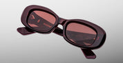 Ottica Mondello Roma - Jacques Marie Mage - JMMKT-18M - ANN - AMARENA - Acetate - shape Oval - red - EYEWEAR - SUNGLASSES - Unisex,Uomo,Donna,Women,Men - lens red - Made In Japan