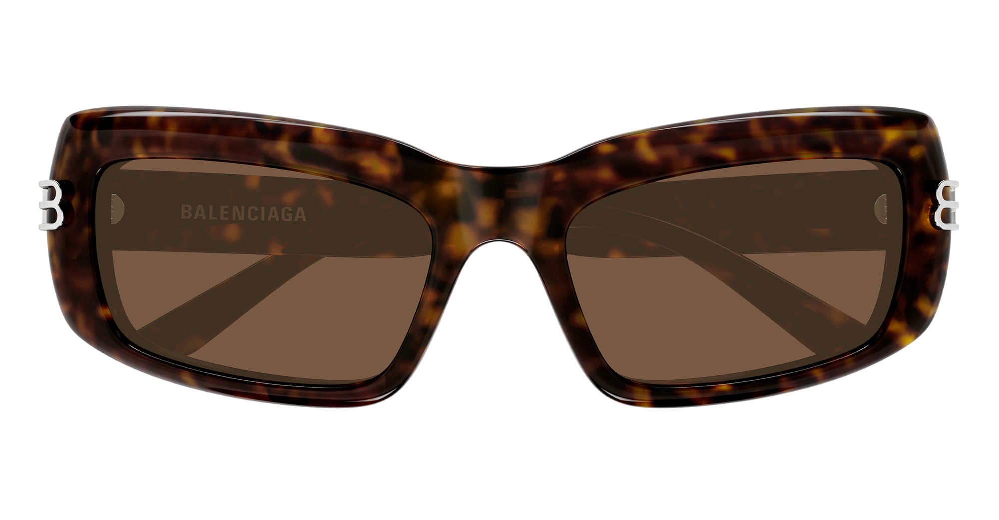 Ottica Mondello Roma - Balenciaga - BB0432S-002 - BB0432S-002 - HAVANA - Recycled acetate - shape Rectangular - Havana - EYEWEAR - SUNGLASSES - Donna,Women - lens Brown - Made In Japan