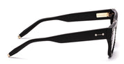 Ottica Mondello Roma - Akoni - AKS-100D-54 - COLUMBA - MATTE BLACK / SCRAPED - 54 - Acetate - shape Squared - Olive - EYEWEAR - SUNGLASSES - Unisex,Uomo,Donna,Women,Men - lens dark grey - Made In Japan