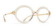 Ottica Mondello Roma - Mykita - 10089182 - NOOMI -  C206 Desert Haze / Glossy Gold - stainless steel - shape  - transparent beige - EYEWEAR - EYEGLASSES - Donna,Women - lens  - Made In Germany