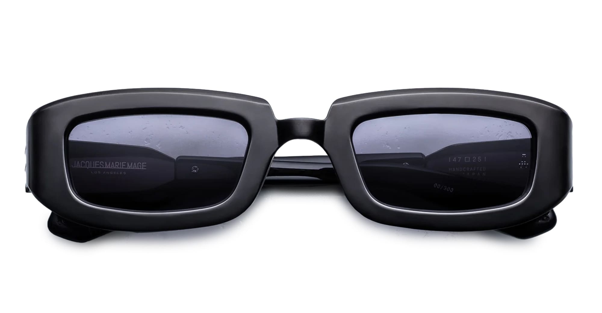 Ottica Mondello Roma - Jacques Marie Mage - JMMPY-88 - RYDER - BLACK - titanium, acetate - shape Rectangular - Black - EYEWEAR - SUNGLASSES - Unisex,Uomo,Donna,Women,Men - lens Grey - Made In Japan