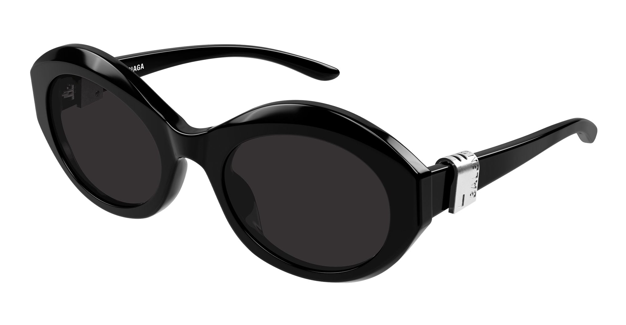  ASIAN SMART FITTING - Acetate - shape Round - Black - EYEWEAR - SUNGLASSES - Unisex,Uomo,Donna,Women,Men - lens Grey - Made In Italy