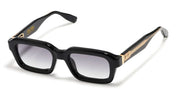 Ottica Mondello Roma - John Dalia - P15-C600 - PROJECT 15 -  C600 Shiny Black / Yellow Gold - Acetate - shape Rectangular - Black, gold - EYEWEAR - SUNGLASSES - Unisex,Uomo,Donna,Women,Men - lens Gradient grey - Made In France