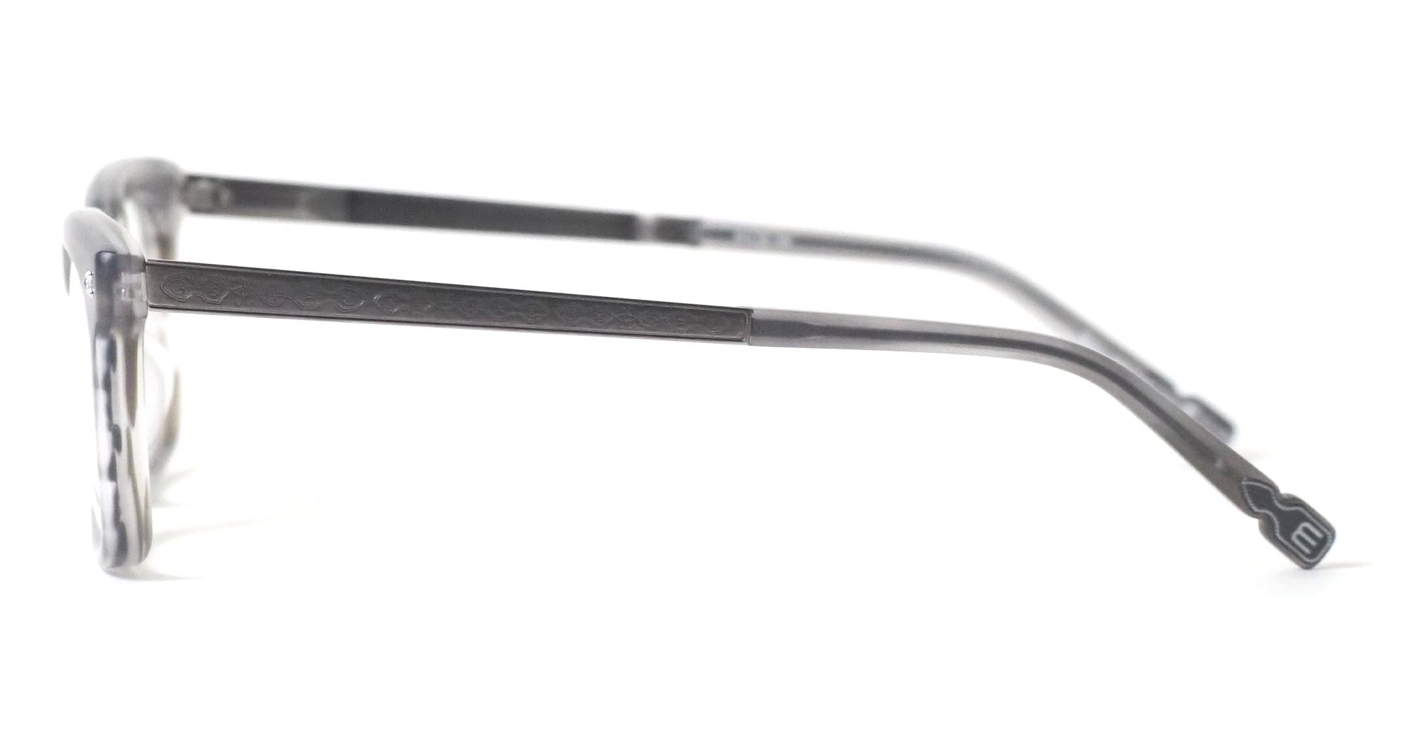 Ottica Mondello Roma - Matsuda - M2078.RX.MGS-AS.52 - M2078 - MATTE GREY STONE / ANTIQUE SILVER RX - Acetate - shape Rectangular - grey - EYEWEAR - EYEGLASSES - Unisex,Uomo,Donna,Women,Men - lens Clear - Made In Japan
