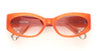 Ottica Mondello Roma - Jacquemus - JAC4C10SUN - OVALO - AMBER / ROSE LENS - Acetate - shape Oval - orange - EYEWEAR - SUNGLASSES - Donna,Women - lens Pink - Made In Japan